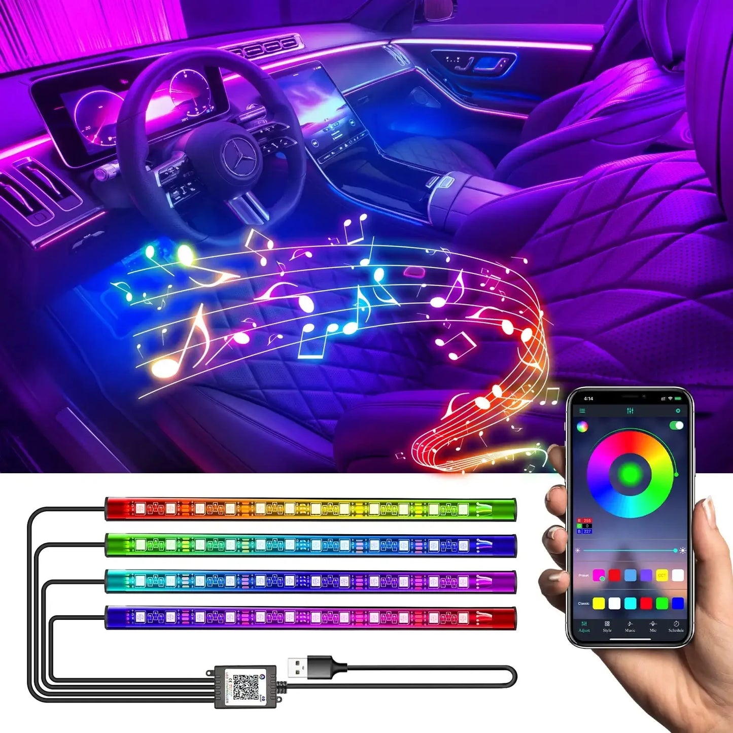 AURARIDE Luxury feet lights