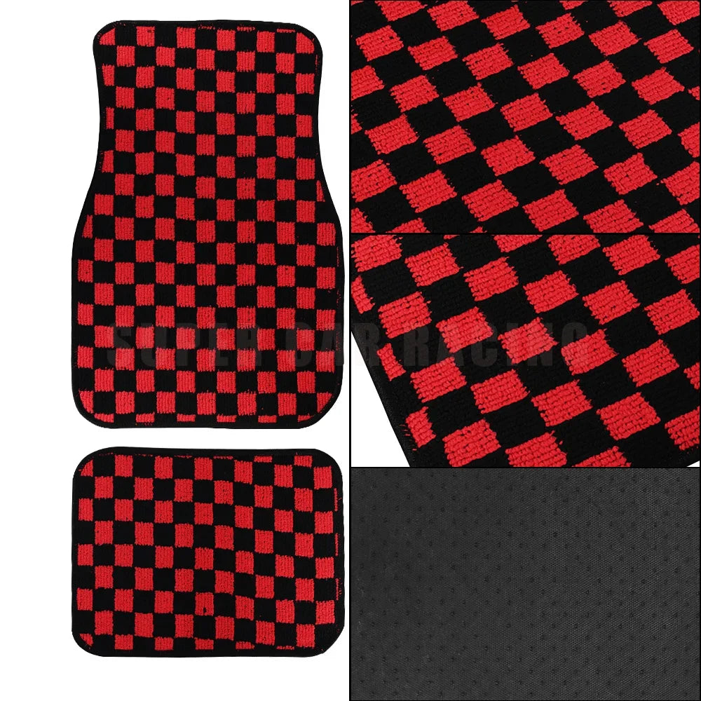 AURARIDE checkered floor mats