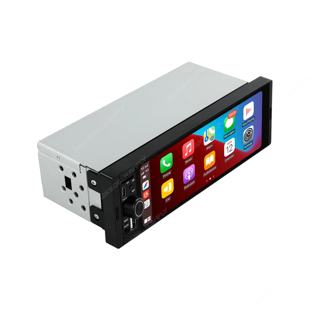 AURARIDE Single DIN apple carplay stereo port