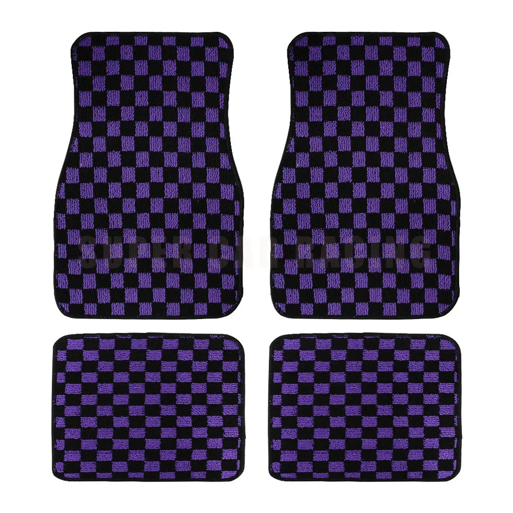 AURARIDE checkered floor mats