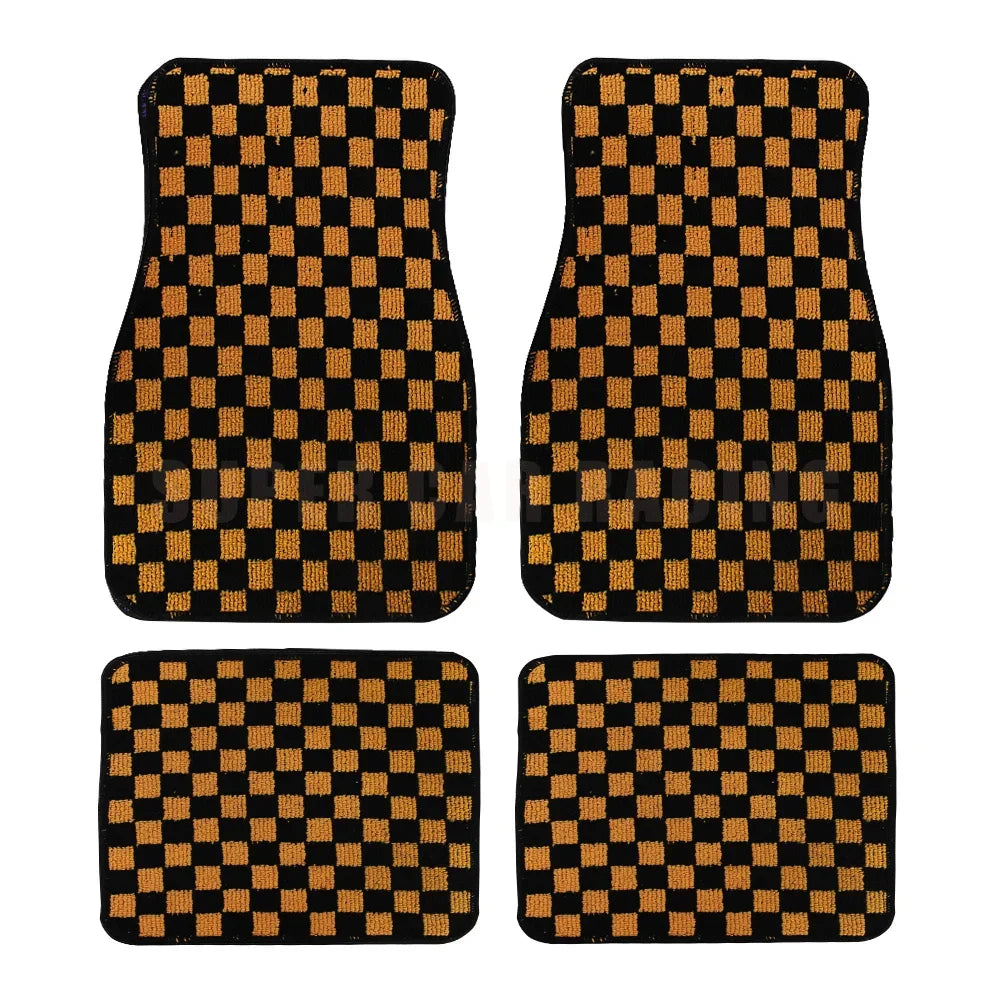 AURARIDE checkered floor mats