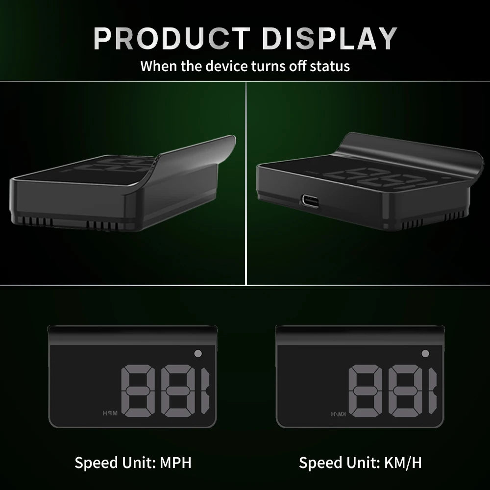 AURARIDE heads up GPS Display