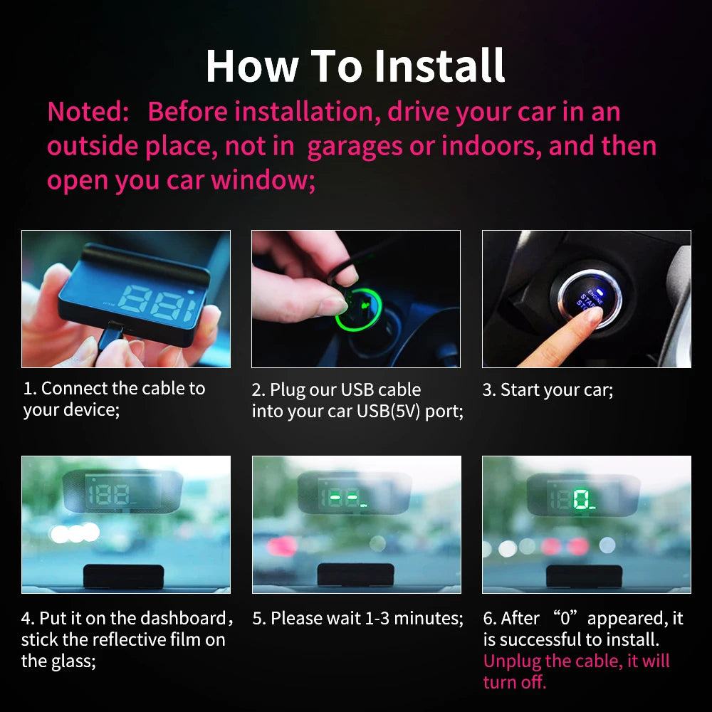 AURARIDE heads up GPS Display