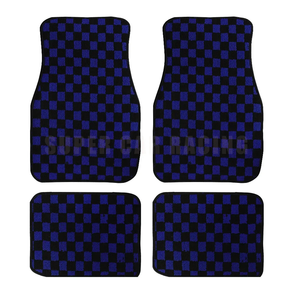 AURARIDE checkered floor mats