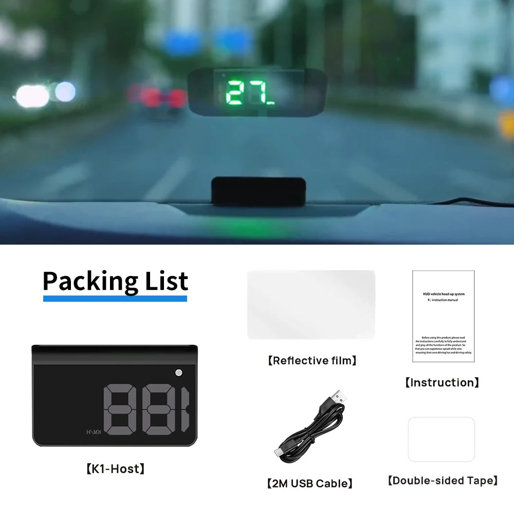 AURARIDE heads up GPS Display