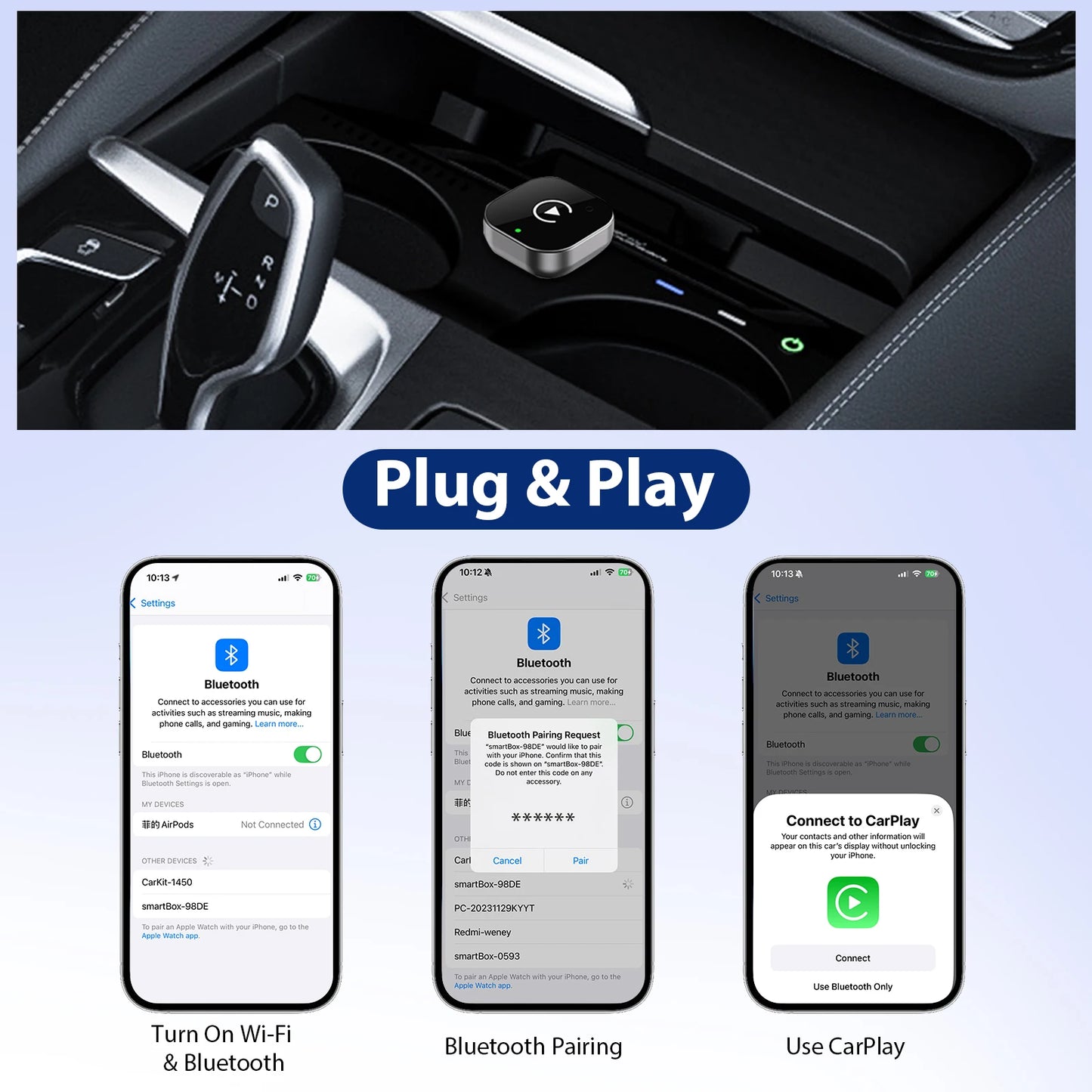 GetCarPlay Wireless Carplay Adapter