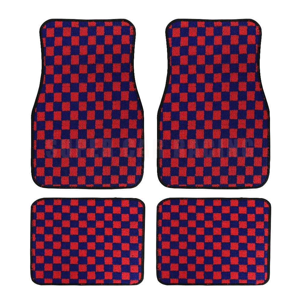 AURARIDE checkered floor mats