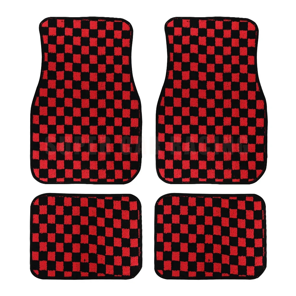 AURARIDE checkered floor mats