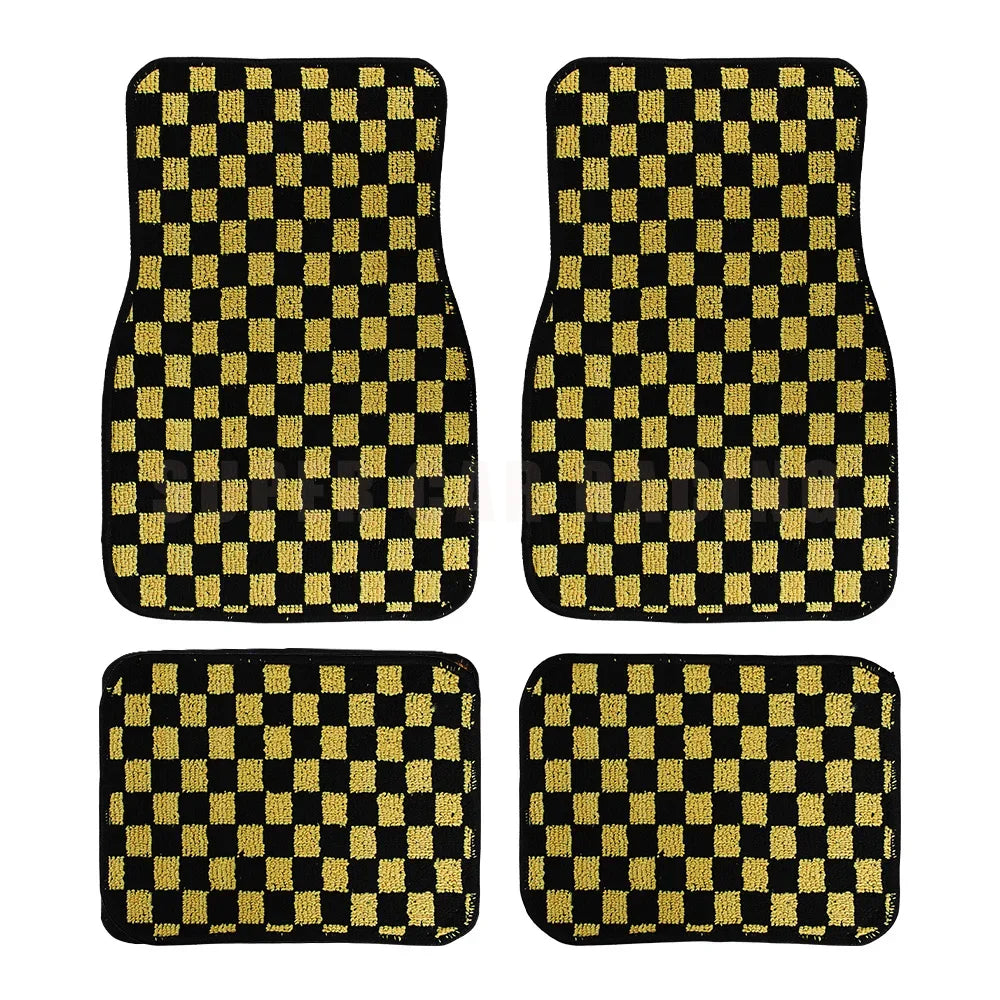 AURARIDE checkered floor mats