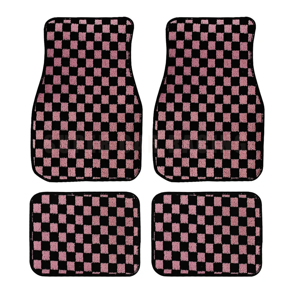 AURARIDE checkered floor mats