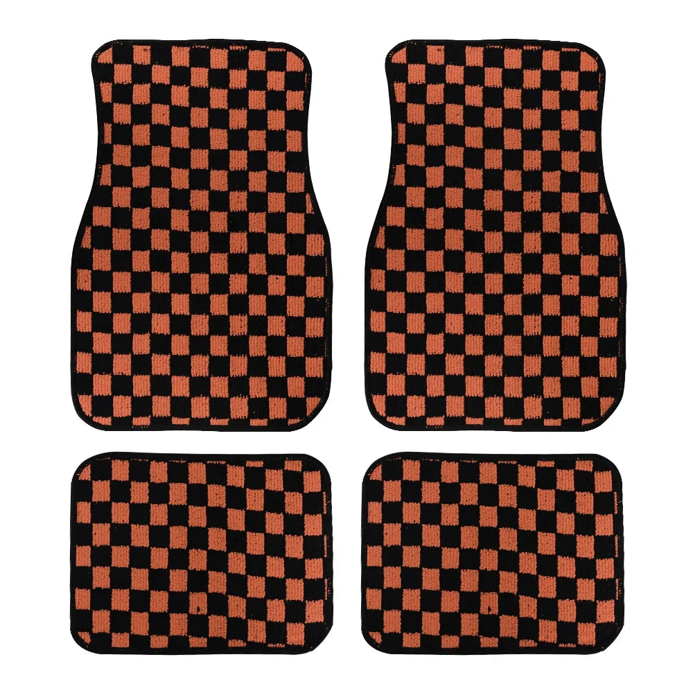 AURARIDE checkered floor mats