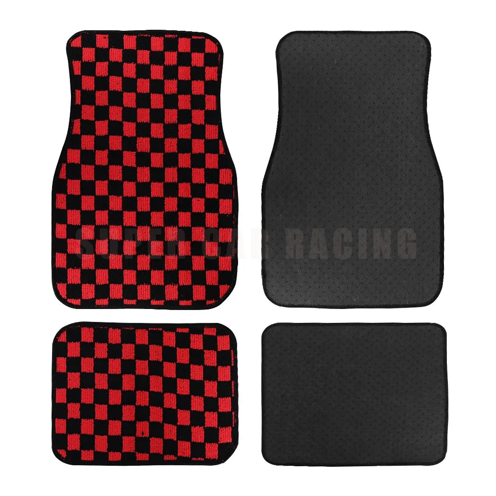 AURARIDE checkered floor mats