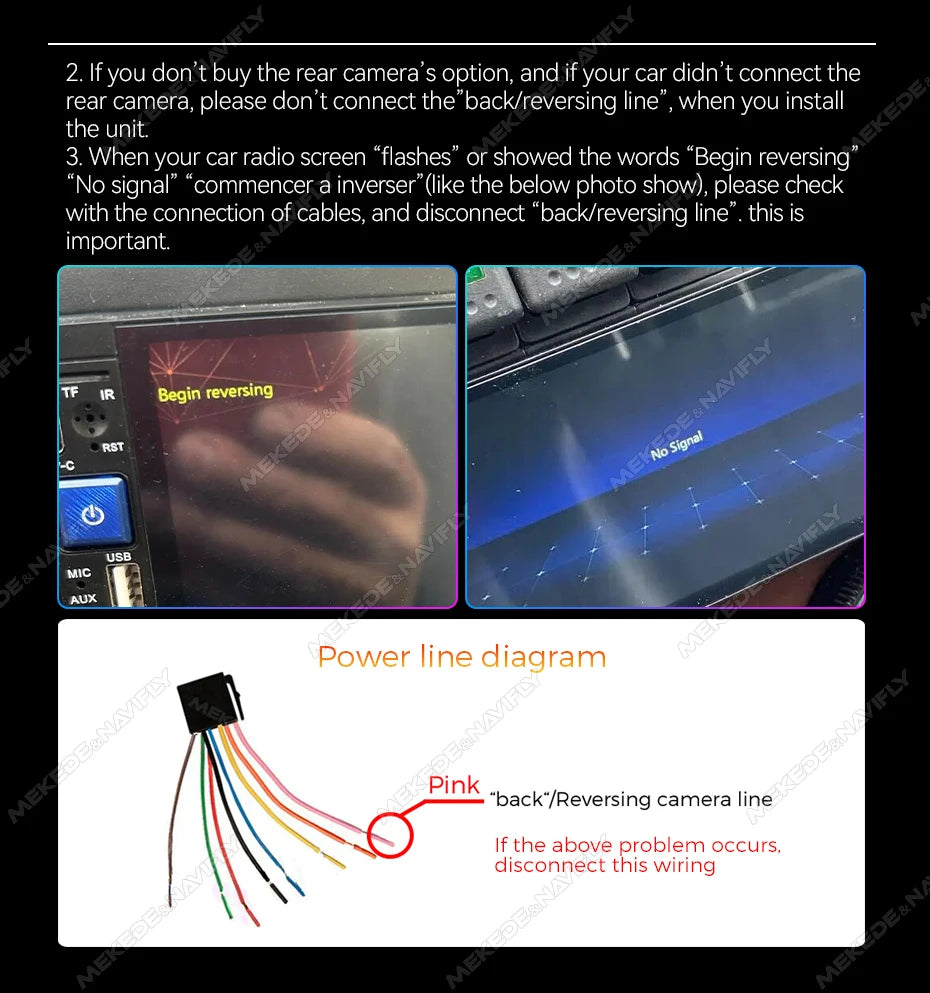 AURARIDE Single DIN apple carplay stereo port