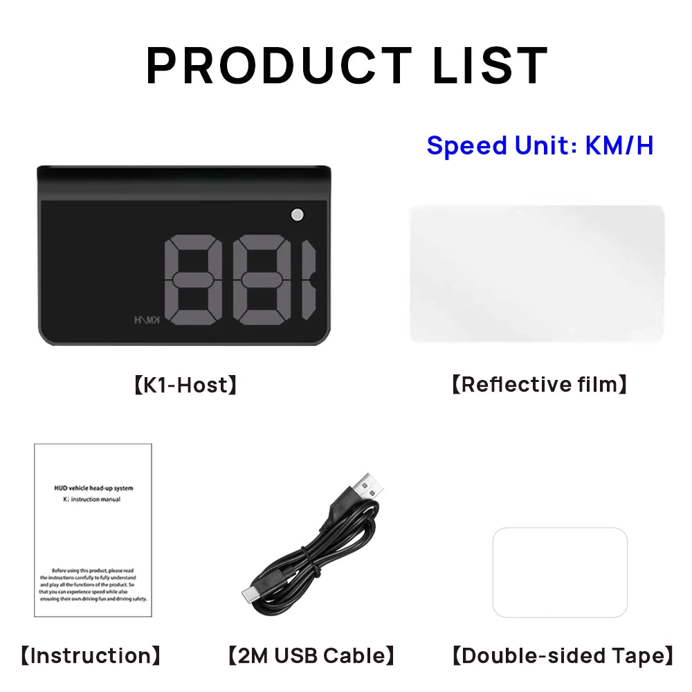 AURARIDE heads up GPS Display