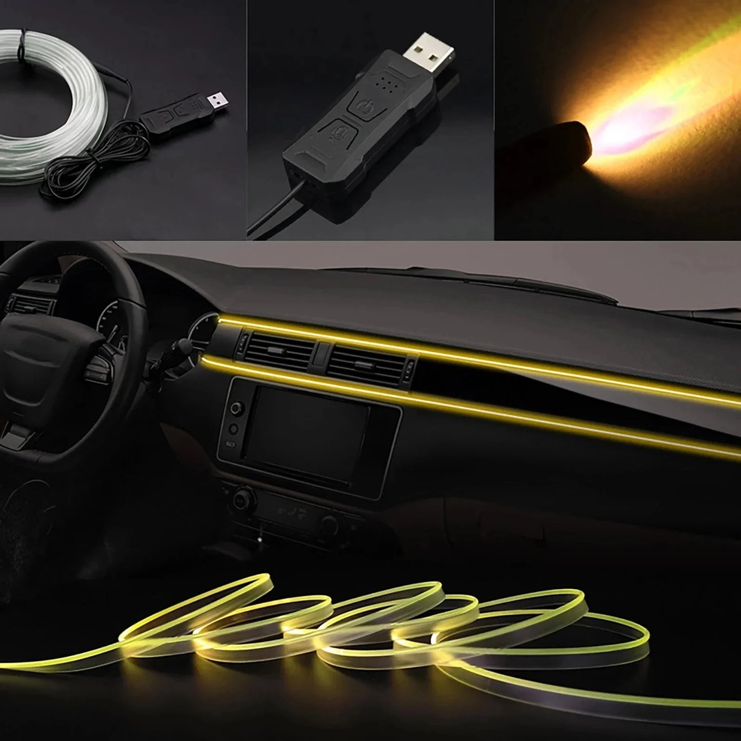 AURARIDE strip interior lights