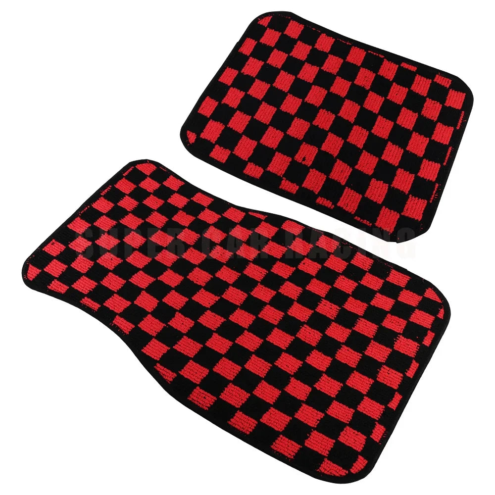AURARIDE checkered floor mats