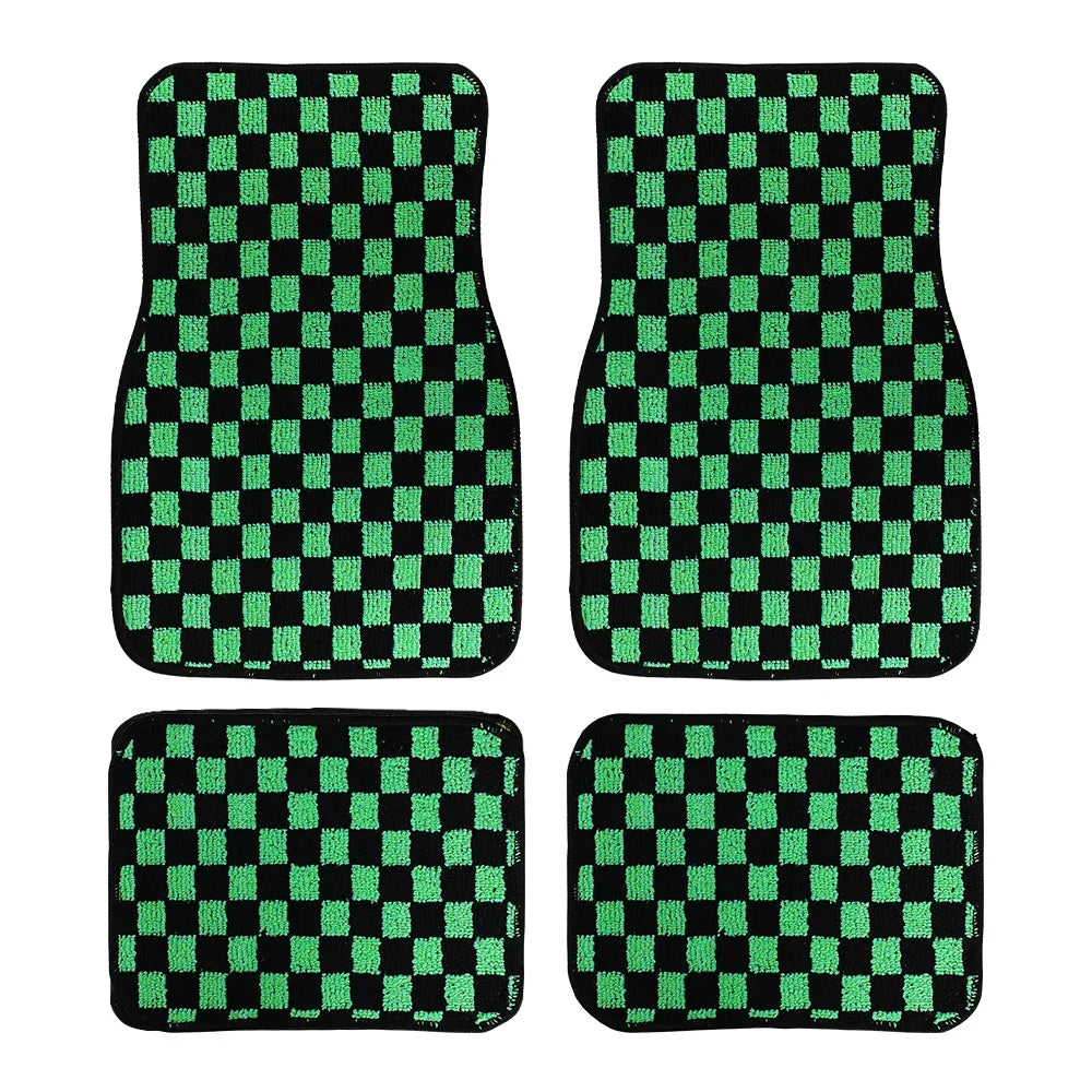 AURARIDE checkered floor mats