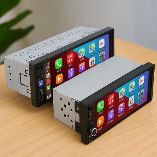 AURARIDE Single DIN apple carplay stereo port
