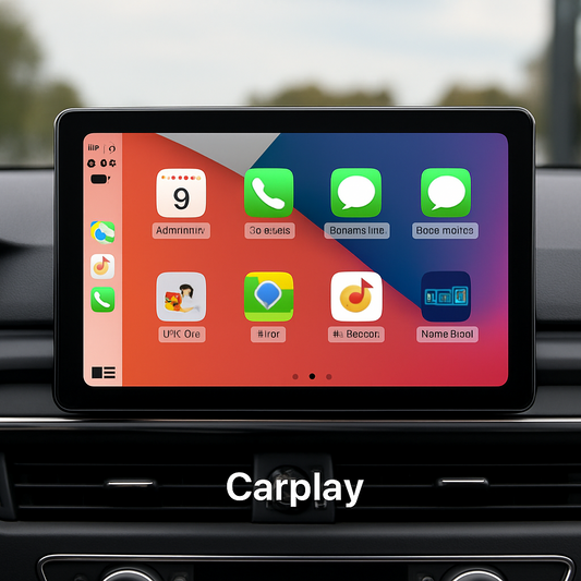 AuraRide 10” CarPlay Smart Screen – Wireless Multimedia Display