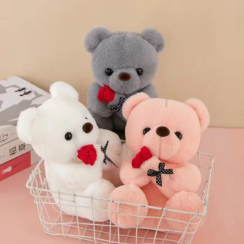 Valentine's Day gift hug rose bear hot plush doll children accompany Internet celebrities hot models