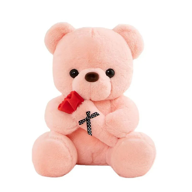 Valentine's Day gift hug rose bear hot plush doll children accompany Internet celebrities hot models