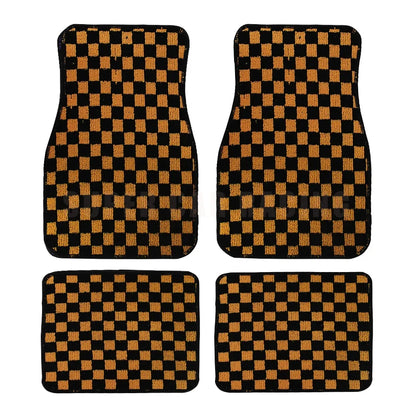 AURARIDE checkered floor mats