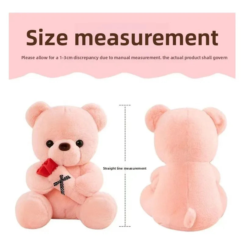 Valentine's Day gift hug rose bear hot plush doll children accompany Internet celebrities hot models