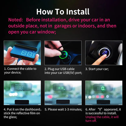 AURARIDE heads up GPS Display