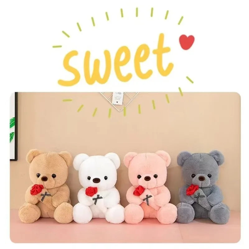 Valentine's Day gift hug rose bear hot plush doll children accompany Internet celebrities hot models