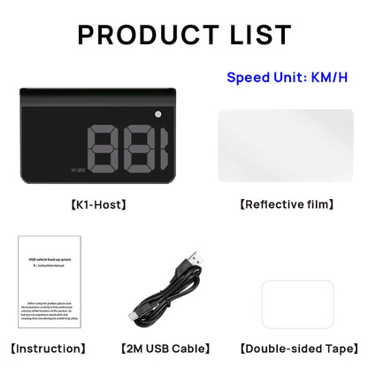 AURARIDE heads up GPS Display