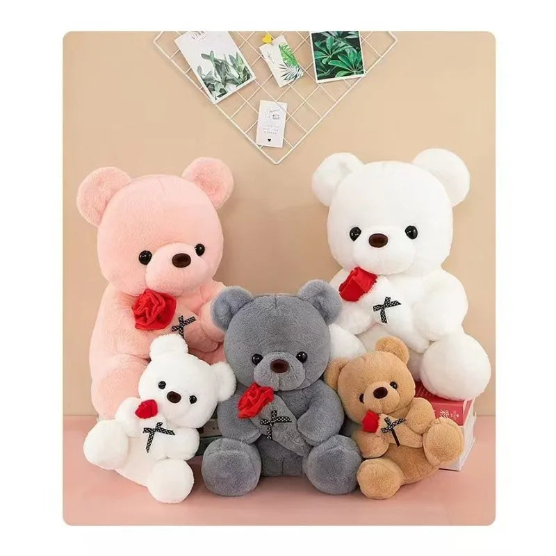 Valentine's Day gift hug rose bear hot plush doll children accompany Internet celebrities hot models